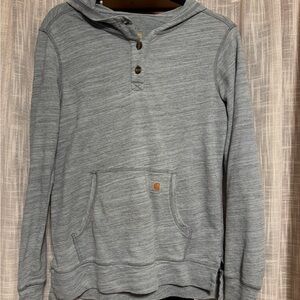 Carhartt Heather Gray Women’s Top with Hood